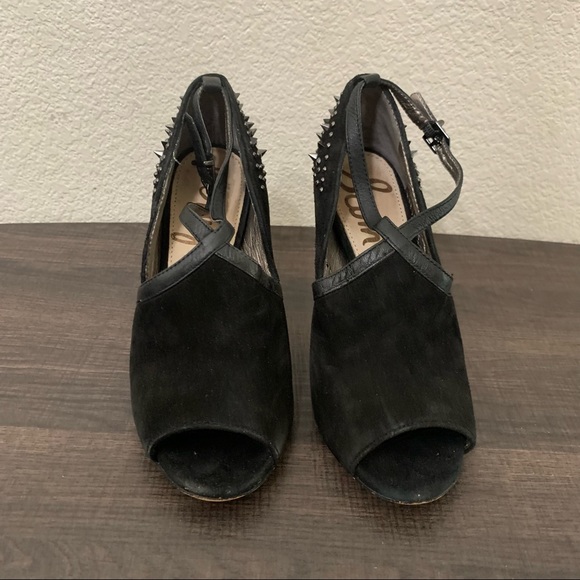 Sam Edelman Adrienne black spiked bootie size 5 - Picture 4 of 8